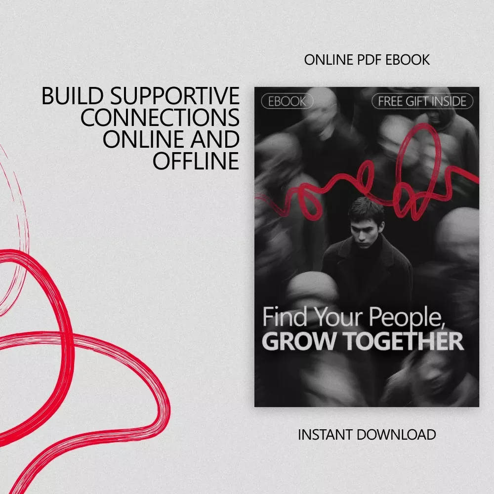 Find Your People, Grow Together – Ebook Guide on where to meet like minded positive people, Build Meaningful Connections & Supportive Communities
