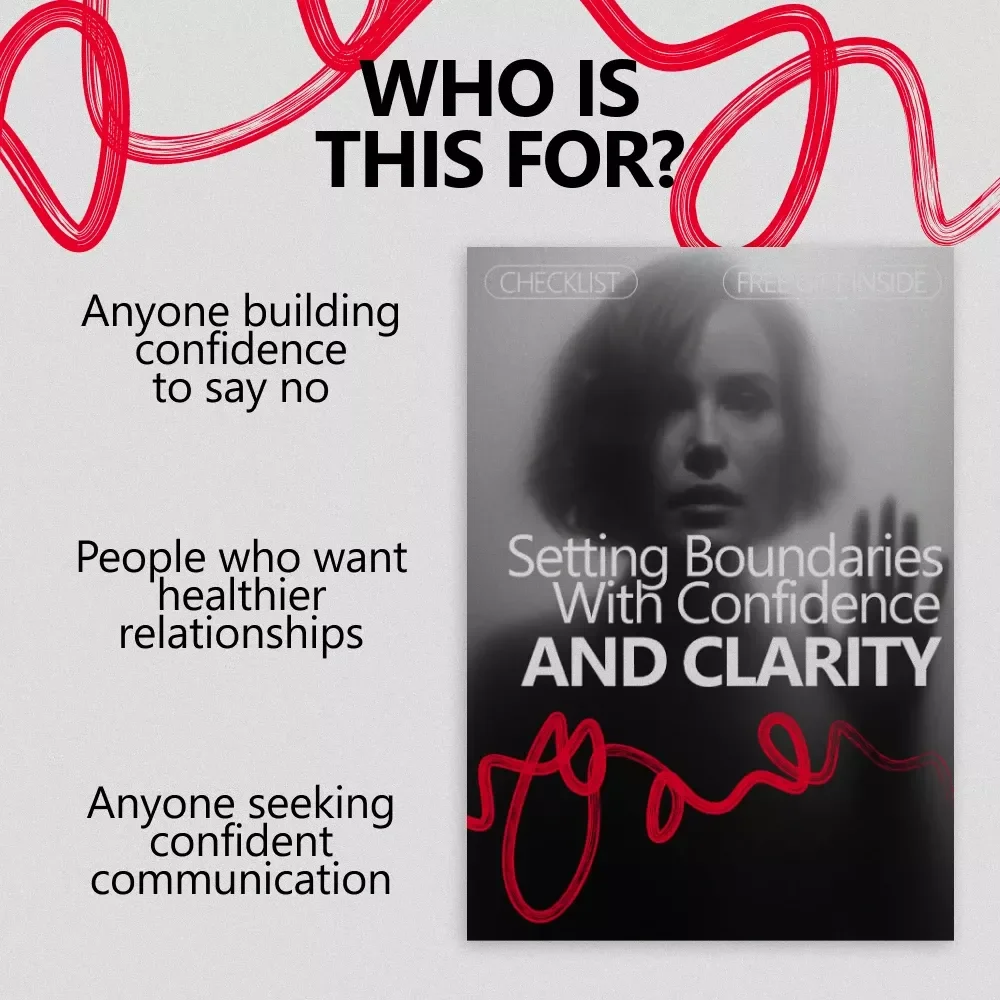 Setting Boundaries With Confidence and Clarity Checklist | How to Tell Someone They Are Crossing a Line | Assertive Communication & Personal Growth Guide