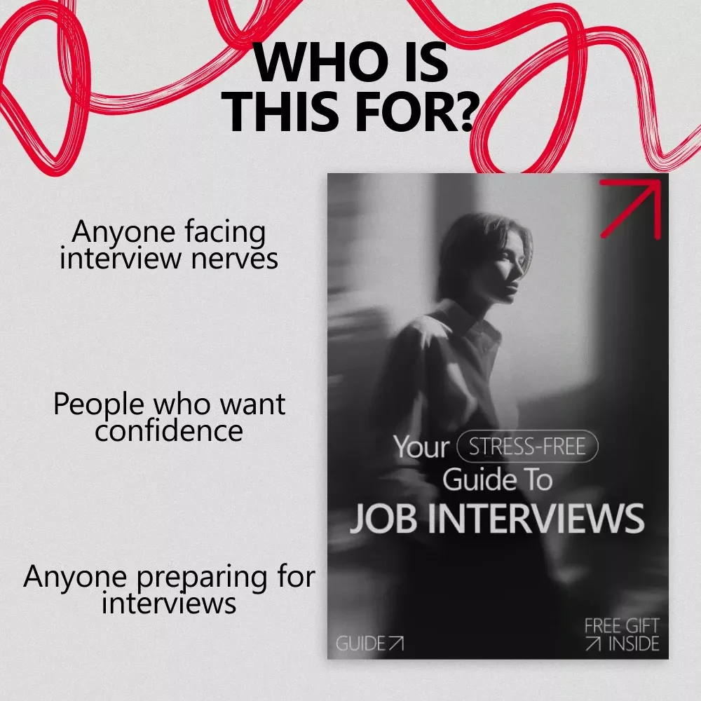 Your Stress-Free Guide to Job Interviews – Digital Guide with Practical Job Interview Anxiety Tips for Confidence, Calm & Career Success