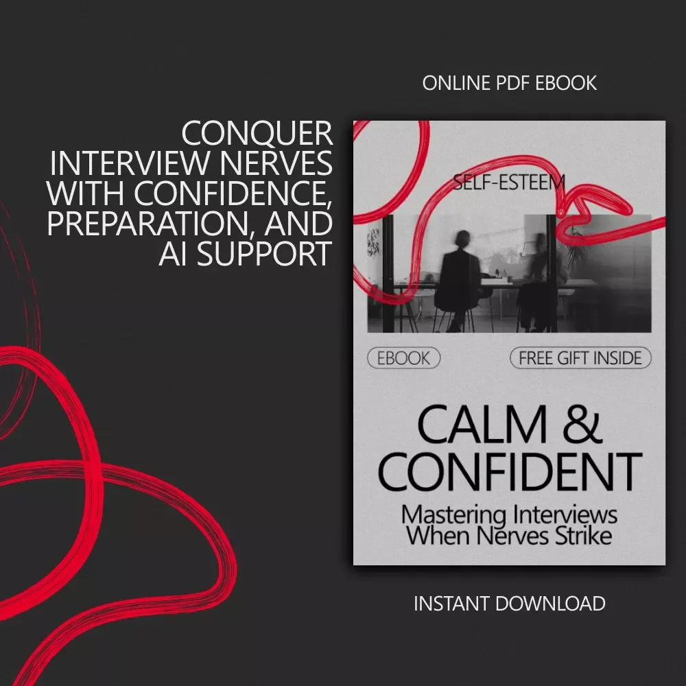 Calm & Confident: Mastering Interviews When Nerves Strike | How to Prepare for an Interview When You're Nervous eBook Guide