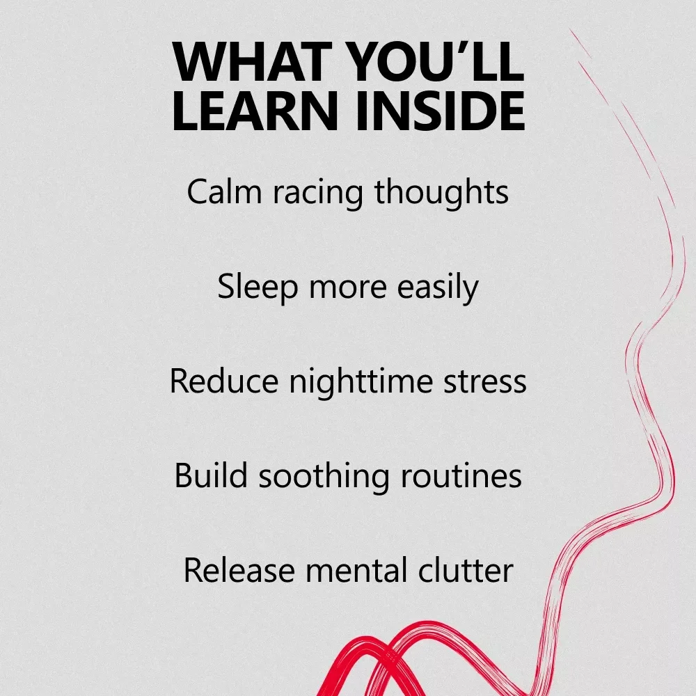 Quiet Nights, Clear Mind: A Bedtime Routine to Stop Overthinking eBook for Calming Your Mind, Reducing Nighttime Anxiety, and Achieving Restful Sleep