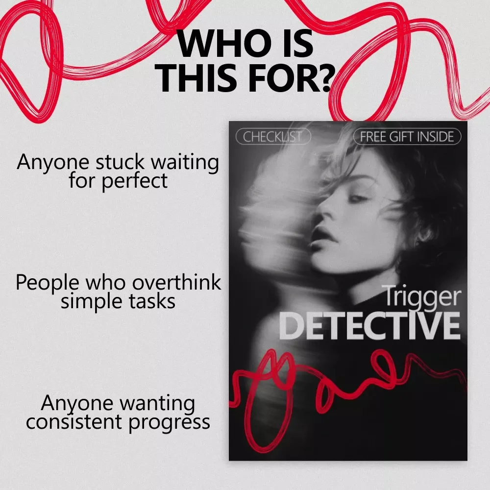 Trigger Detective – A Smart Perfectionism Checklist with AI Insights | AI that Identifies Your Perfectionist Triggers for Focus, Confidence & Fast Action