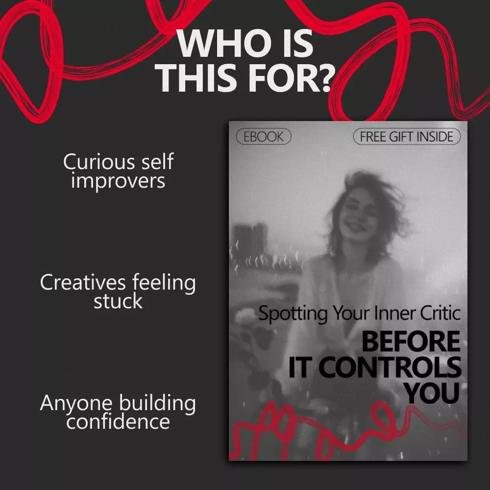 Spotting Your Inner Critic Before It Controls You | Ebook Guide on How to Recognize Inner Critic Thoughts, Self-Awareness & Mindset Reset