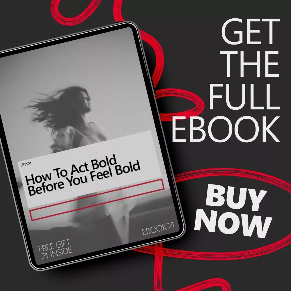 How to Act Bold Before You Feel Bold | Ebook Guide for Acting Confident Before Feeling Confident | Confidence Building Digital Download