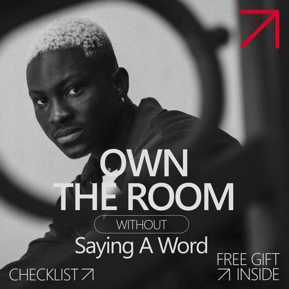 Own the Room Without Saying a Word – Confidence Body Language Checklist | How to Take Up Space Confidently | Digital Download for Presence & Poise