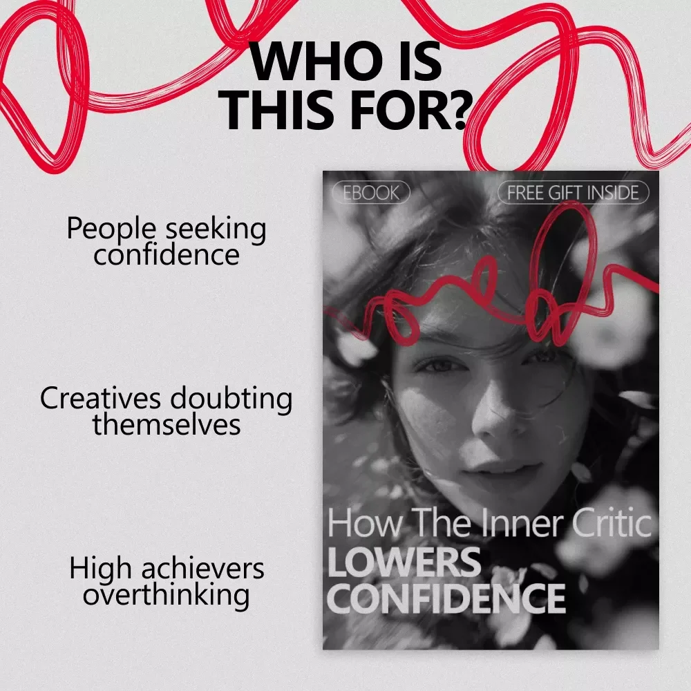 How the Inner Critic Lowers Confidence – Psychology-Based Ebook on how inner critic affects confidence, Self-Talk Awareness & Confidence Rebuilding Guide