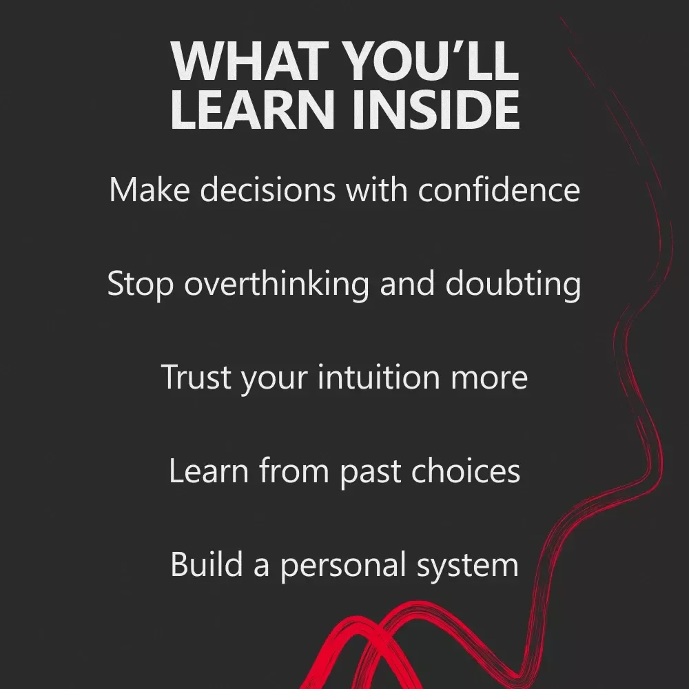 Trusting Your Own Decisions Ebook | How to Trust Your Own Decisions with Confidence, Clarity & Self-Belief