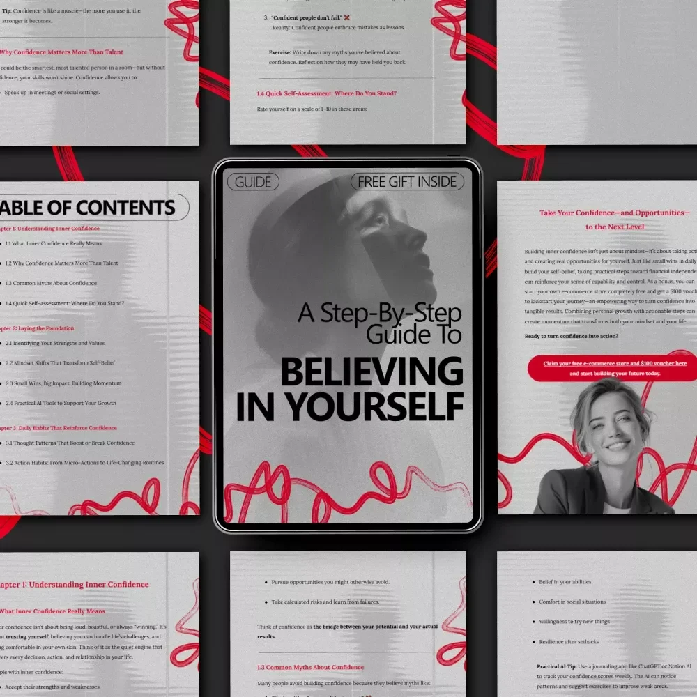 A Step-by-Step Guide to Believing in Yourself – A Practical Guide for Building Inner Confidence from Scratch, Boosting Self-Belief, and Creating Lasting Personal Growth