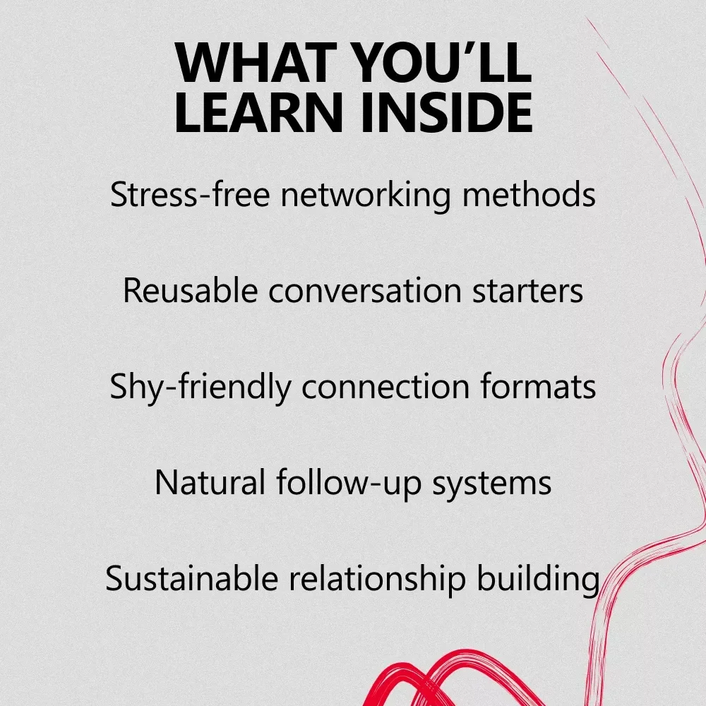 Networking Without the Spotlight: A Shy Person’s Playbook – How to Network When You're Shy Digital Guide for Introverts & Quiet Professionals