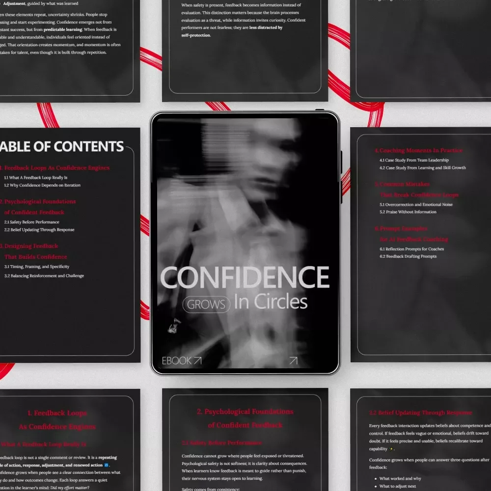 Confidence Grows in Circles: How to Coach Confidence Through Feedback Loops | Digital eBook Download