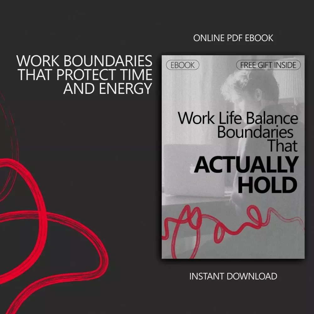 Work Life Balance Boundaries That Actually Hold – Practical eBook for Setting Healthy Work Life Balance Boundaries Without Guilt