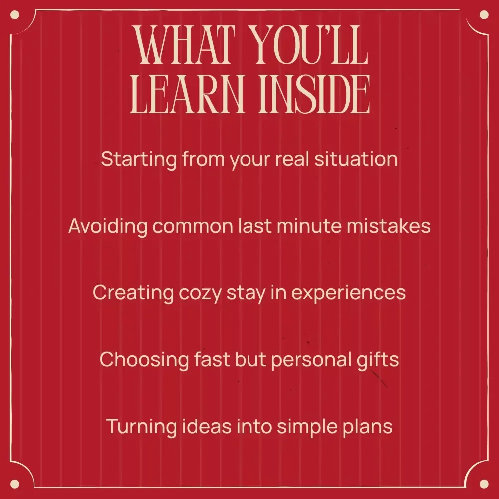 Quick Last Minute Valentine’s Ideas | Easy, Thoughtful Guide for Last Minute Valentine’s Day Ideas That Still Feel Personal