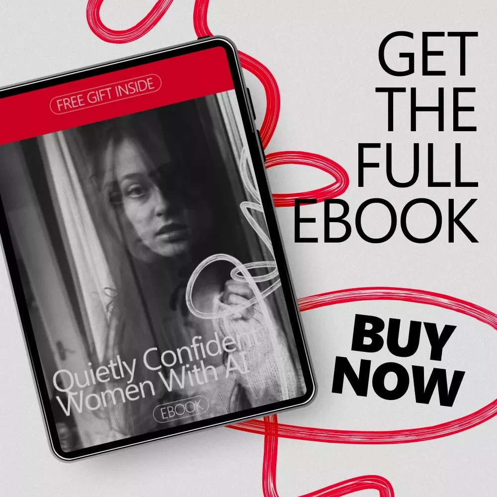 Quietly Confident Women With AI – Ebook Guide on how to build confidence for women using ai, Self-Trust, Identity & Inner Strength