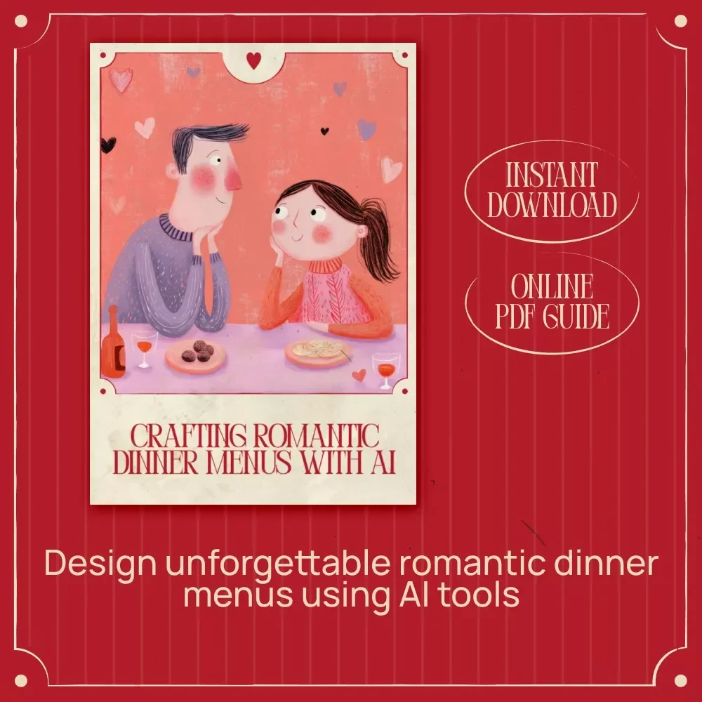 Crafting Romantic Dinner Menus with AI | Smart Ebook Guide to Romantic Dinner Menus with AI, Date Night Planning, AI-Powered Menu Ideas & Elegant At-Home Dining