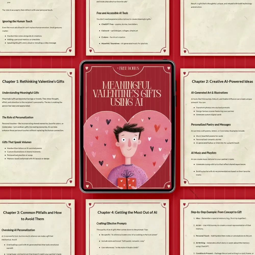 Meaningful Valentine’s Gifts Using AI | Romantic, Personalized & Creative Guide for meaningful valentine’s gifts with ai