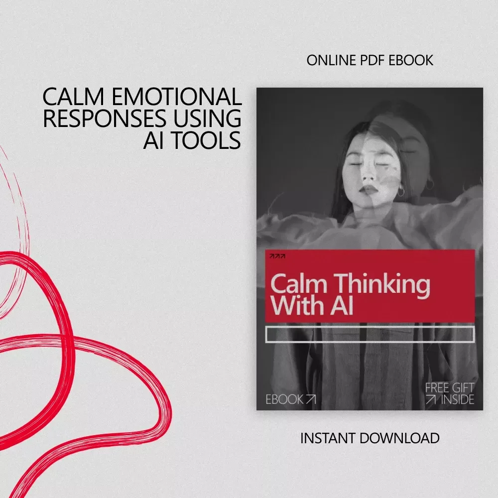 Calm Thinking With AI | Emotional Regulation With AI eBook | Digital Guide for Mindful Tech-Supported Emotional Balance