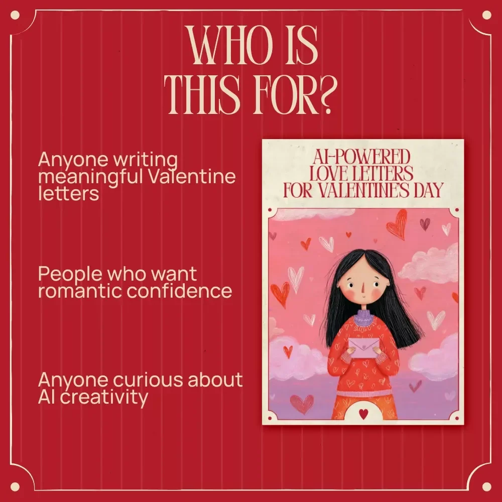 AI-Powered Love Letters for Valentine’s Day – Romantic eBook Guide for Writing a Valentine’s Day Love Letter with AI, Heartfelt Prompts & Examples