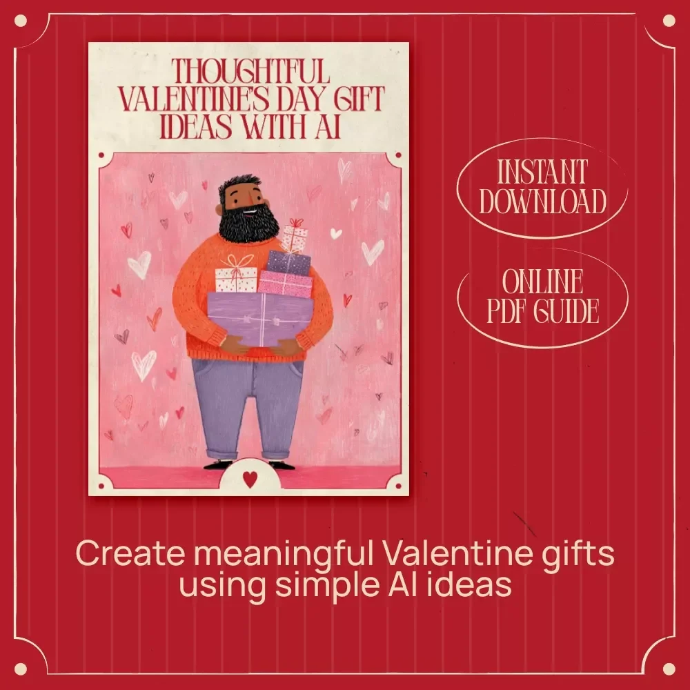 Thoughtful Valentine’s Day Gift Ideas with AI – Ebook Guide for Thoughtful Valentine’s Day Gifts AI Ideas, Personalized & Creative Digital Gifting