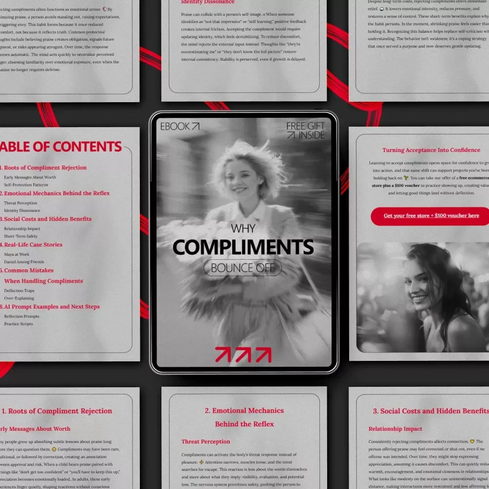 Why Compliments Bounce Off: Understanding and Overcoming Compliment Rejection – eBook Guide
