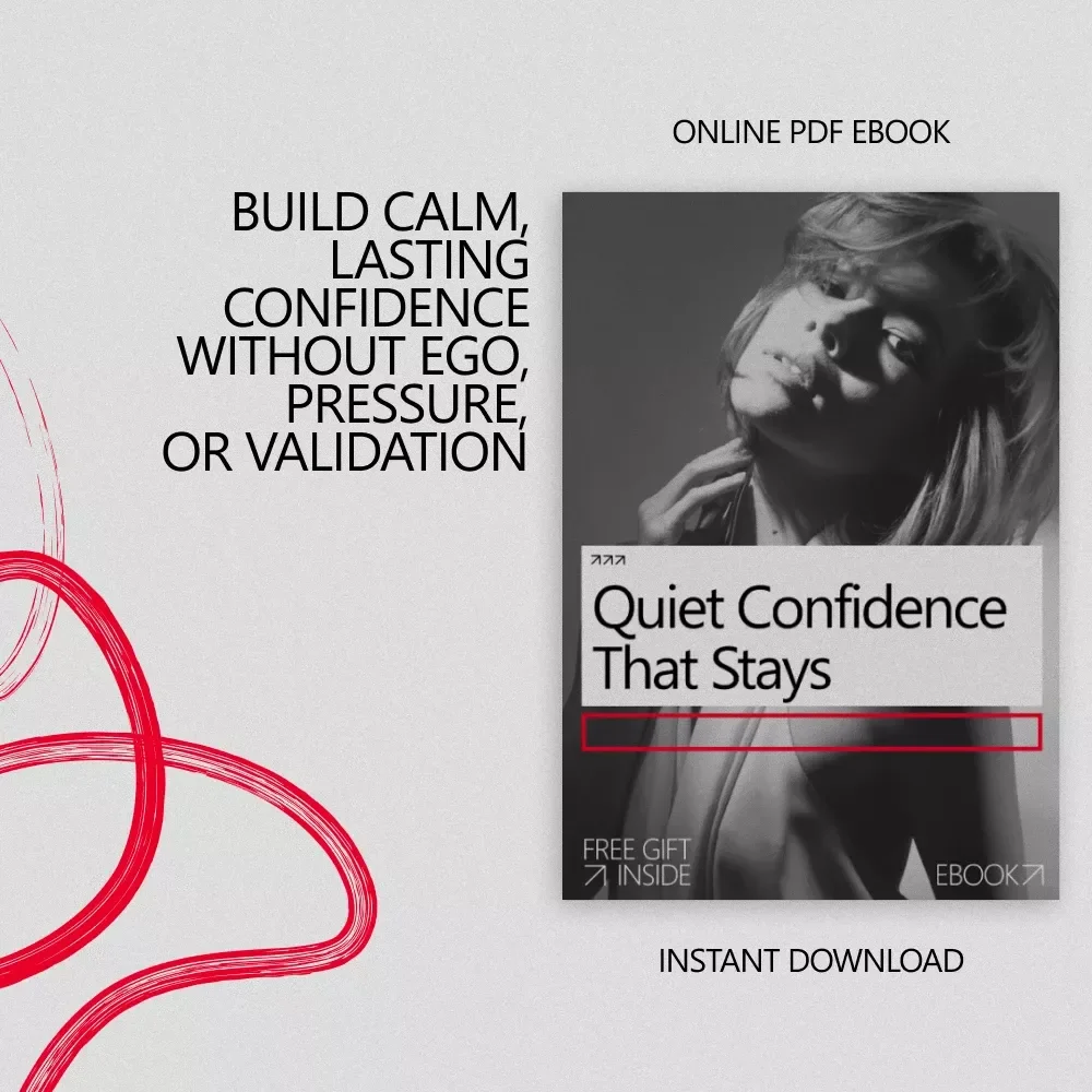 Quiet Confidence That Stays | eBook on Inner Stability, Calm Self-Belief & Confidence That Lasts vs Temporary Ego Boosts