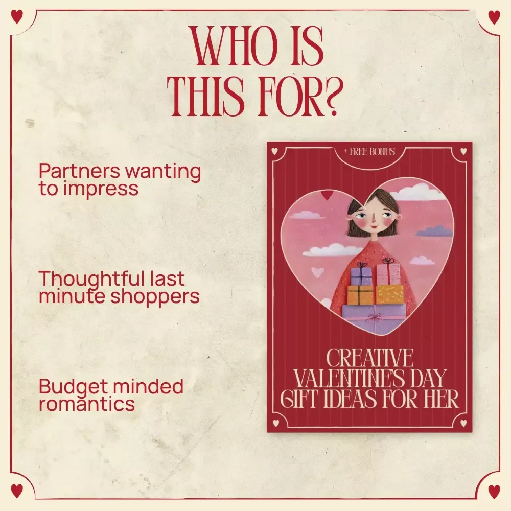 Creative Valentine’s Day Gift Ideas for Her | Romantic & Thoughtful eBook Guide | valentine’s day gift ideas for her