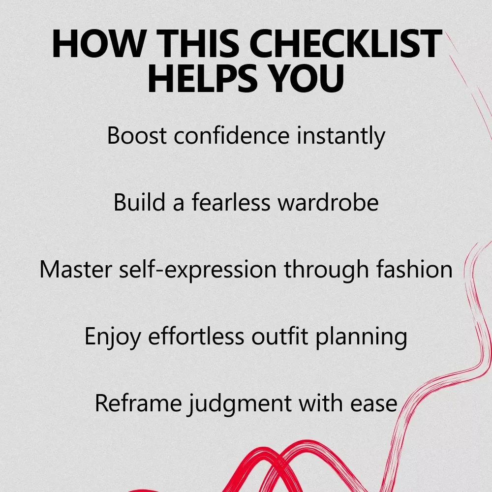 Wear It Anyway: How to Dress Without Fear of Judgment – A Confidence-Boosting Checklist