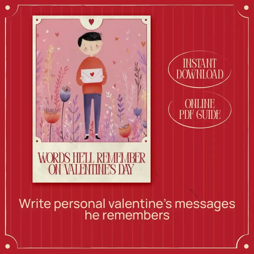 Words He’ll Remember on Valentine’s Day – A Personal Guide to Valentine’s Day Messages for Boyfriend, Heartfelt Love Notes, Romantic Message Writing Help