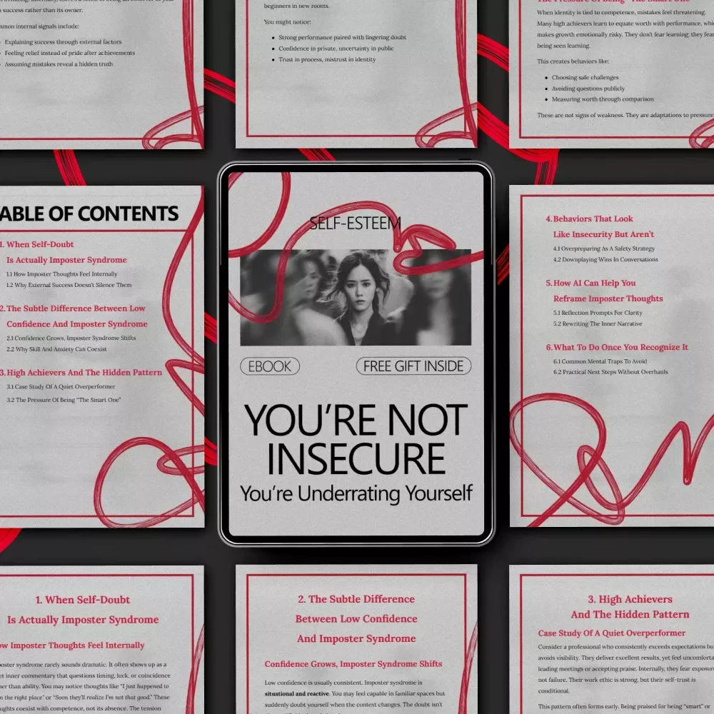 You’re Not Insecure, You’re Underrating Yourself – An Insightful eBook on Signs You Have Imposter Syndrome (Not Low Confidence)