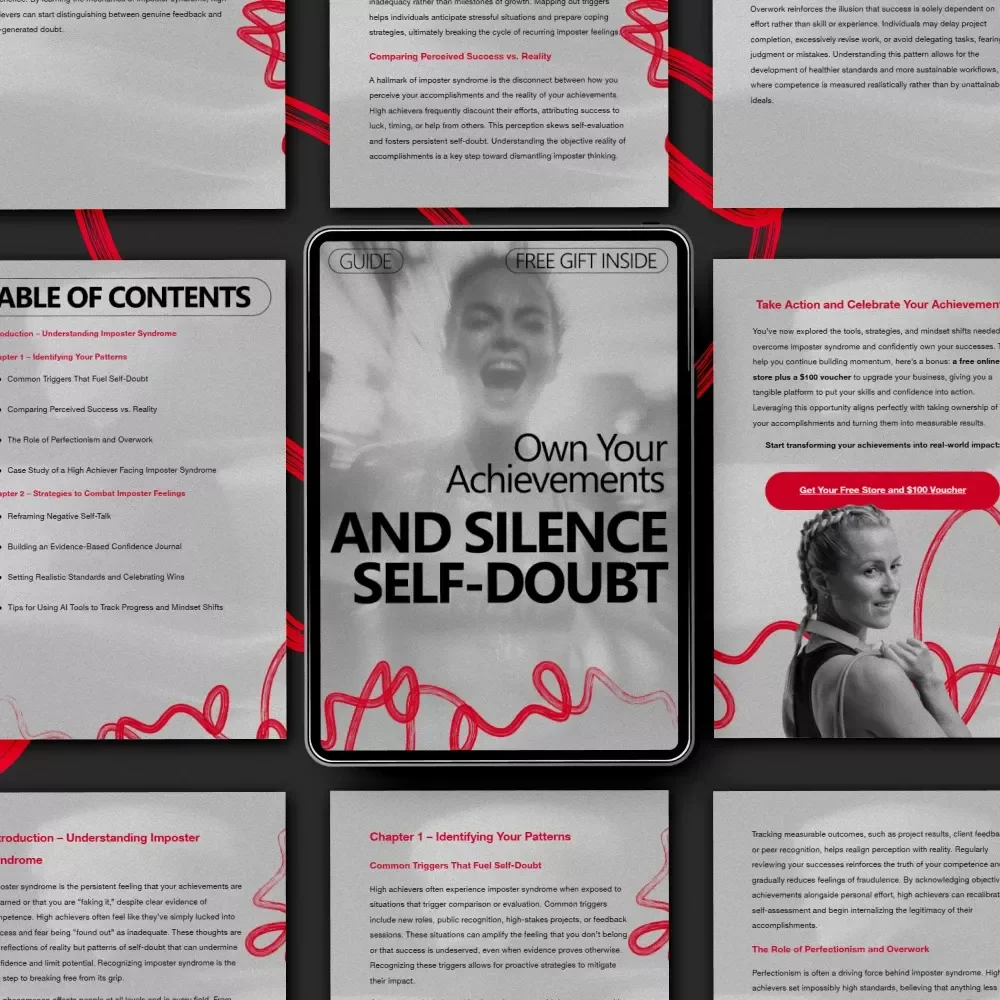 Own Your Achievements and Silence Self-Doubt: A Guide to Overcoming Imposter Syndrome for High Achievers