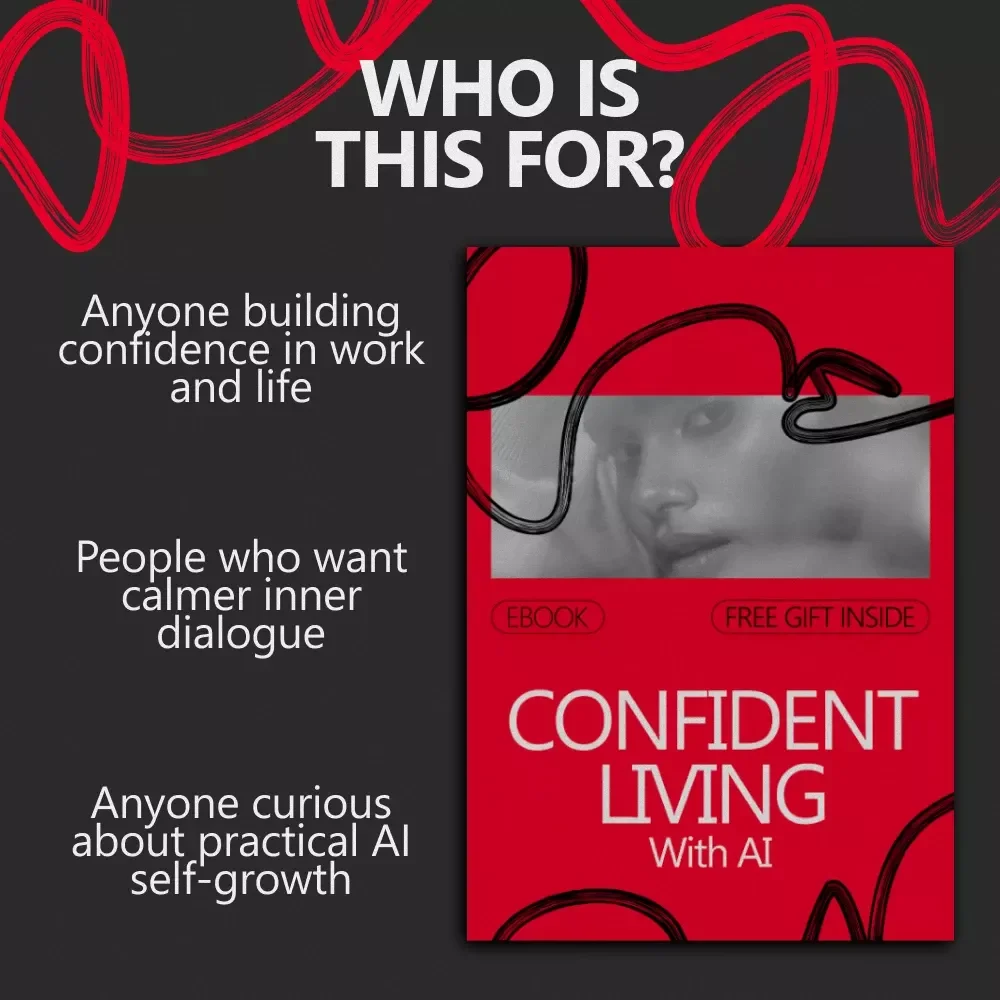 Confident Living With AI – Confidence Building for Real Life With AI eBook | Practical Guide to Rewriting Inner Dialogue, Daily Confidence Habits & Smart AI Prompts