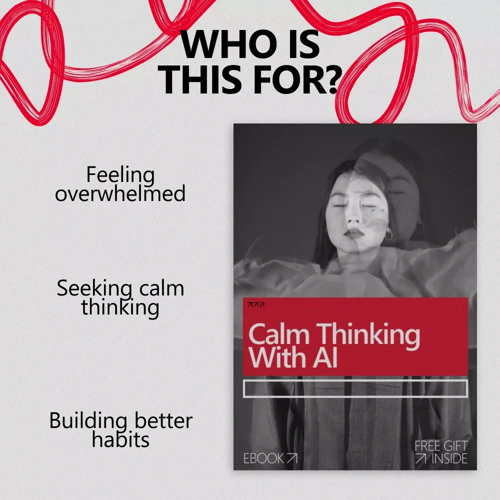 Calm Thinking With AI | Emotional Regulation With AI eBook | Digital Guide for Mindful Tech-Supported Emotional Balance