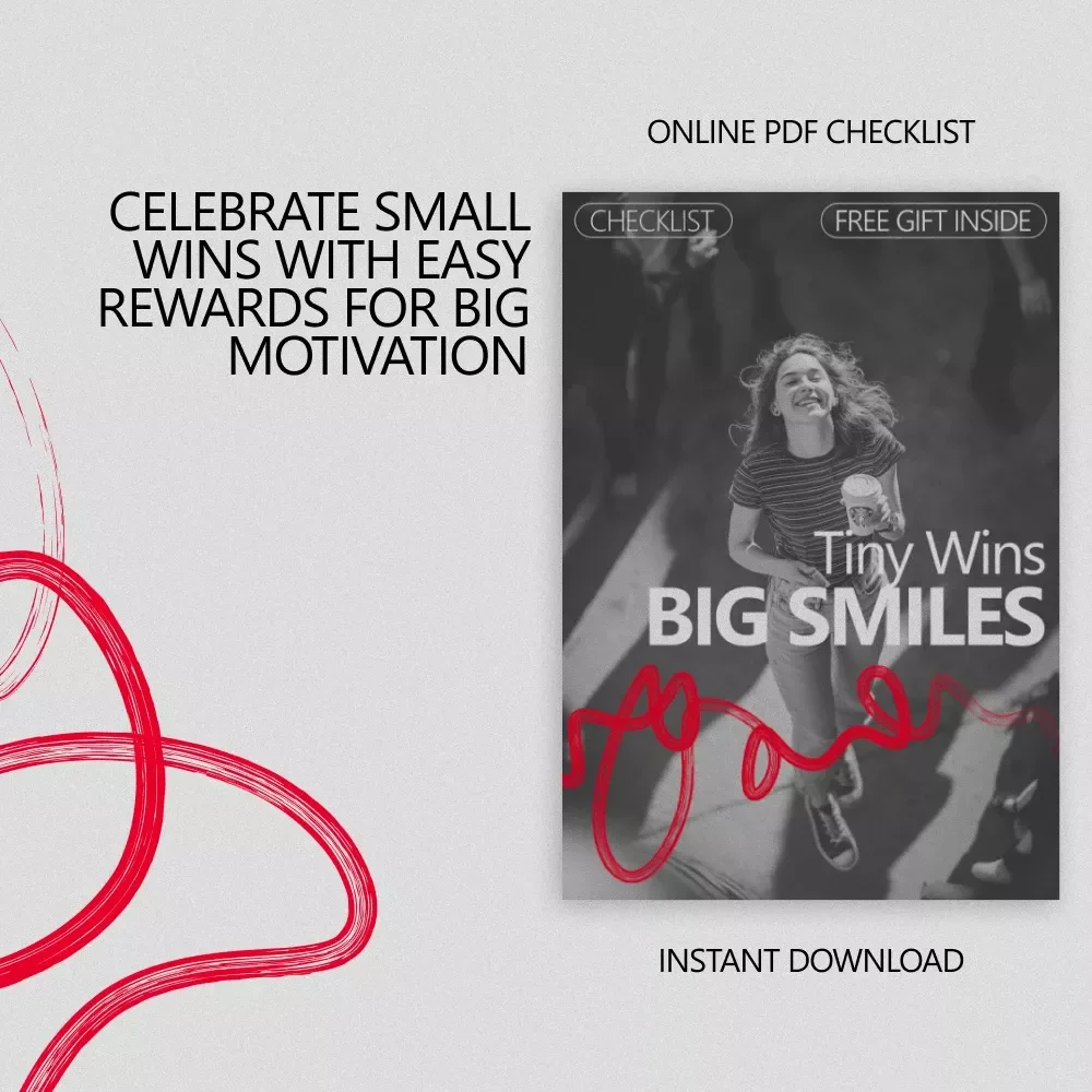 Tiny Wins, Big Smiles: Reward Ideas for Small Achievements - Digital Download Checklist