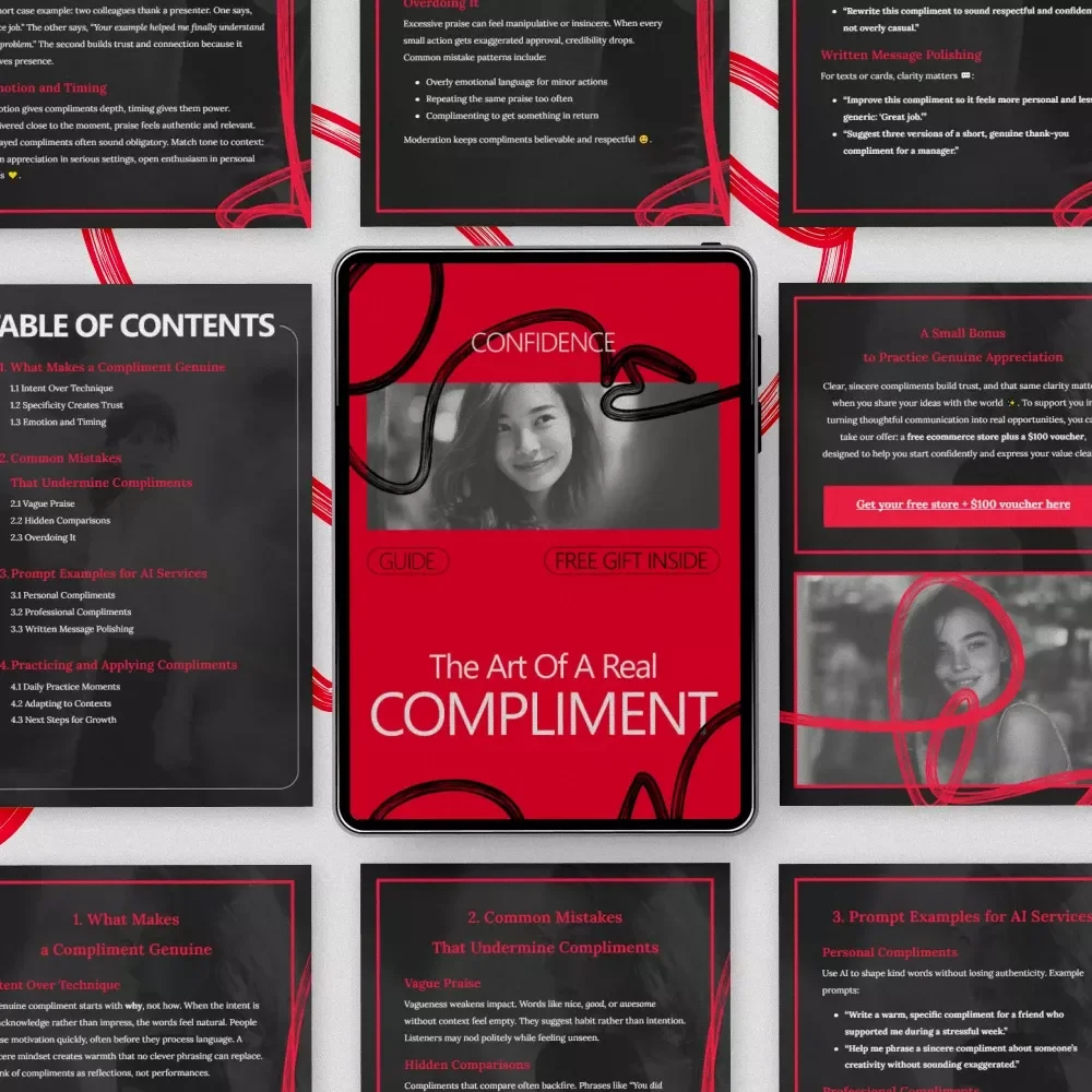 The Art of a Real Compliment: How to Give a Genuine Compliment in Every Situation