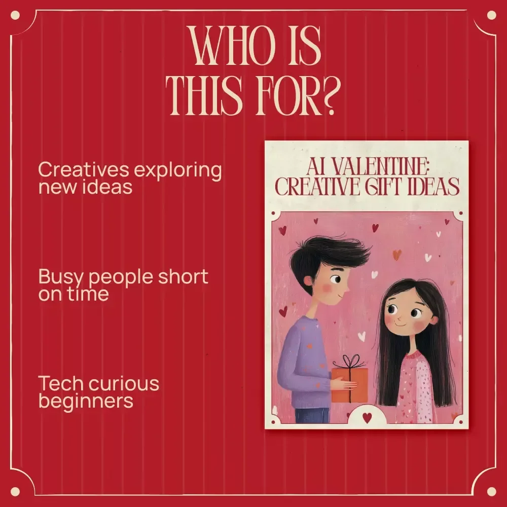 AI Valentine: Creative Gift Ideas – Romantic AI eBook Guide | Unique ai gift ideas for valentine’s day | Personalized Poems, Art & Smart Surprises