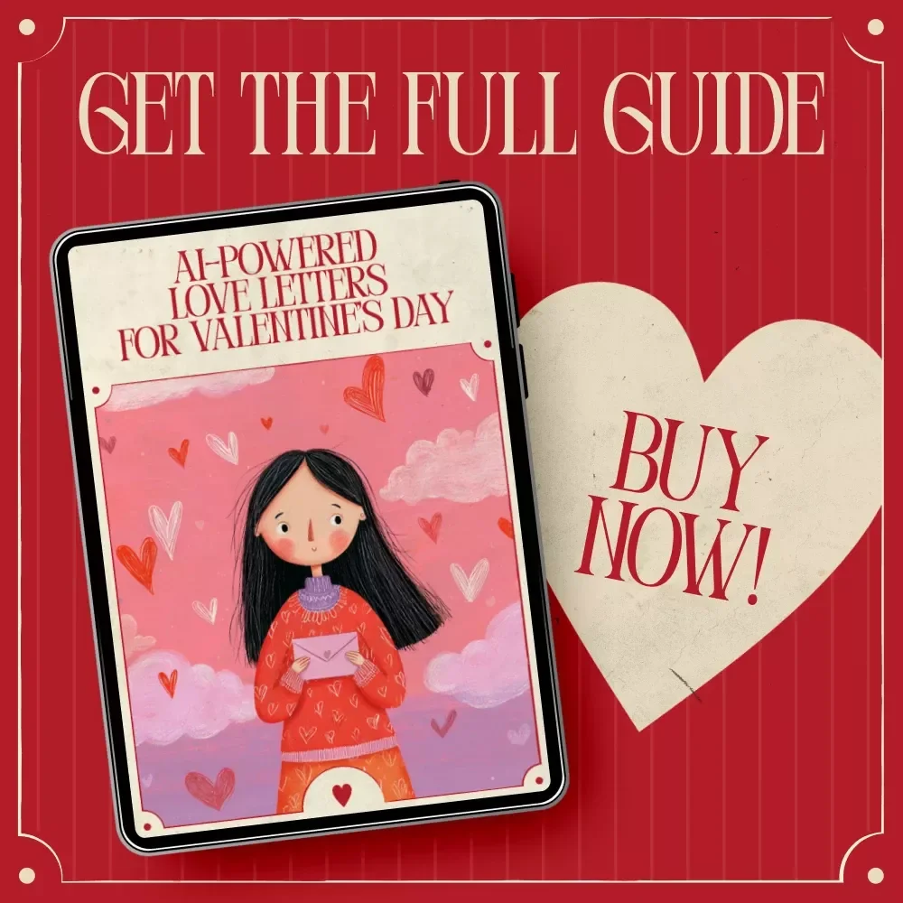 AI-Powered Love Letters for Valentine’s Day – Romantic eBook Guide for Writing a Valentine’s Day Love Letter with AI, Heartfelt Prompts & Examples
