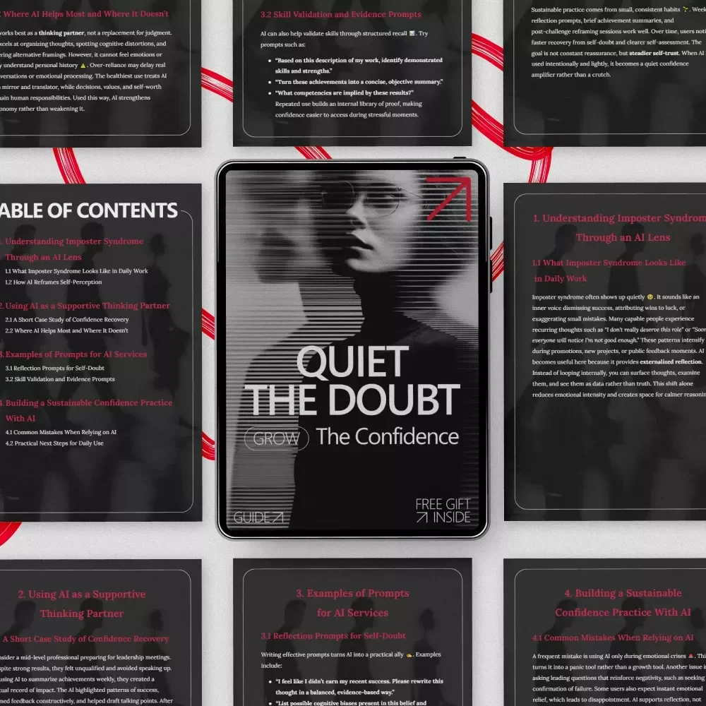 Quiet the Doubt, Grow the Confidence – A Practical Guide with ai tools to combat imposter syndrome