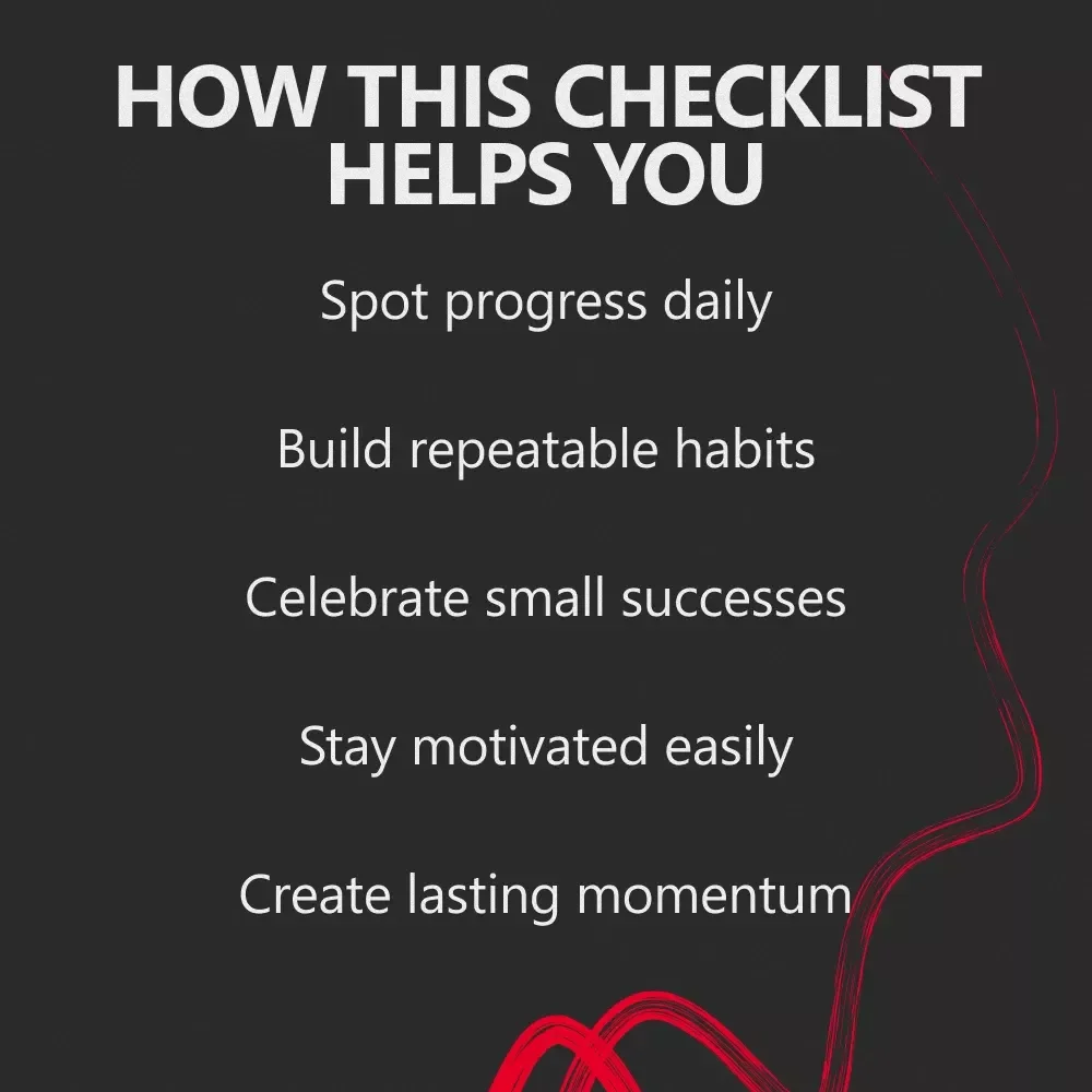 Tiny Wins, Big Momentum: The Ultimate Small Wins Journal Checklist