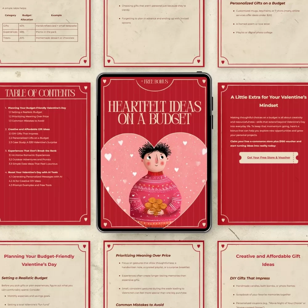 Heartfelt Ideas on a Budget – Valentine’s Day Budget Ideas Guide for Meaningful, Affordable Romance