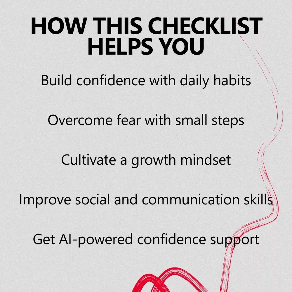 Confidence, Built Daily: The Ultimate Checklist to Build Confidence Through Daily Actions