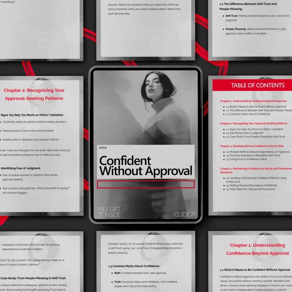Confident Without Approval: The Ultimate Guide to Building Self-Trust and Internal Confidence
