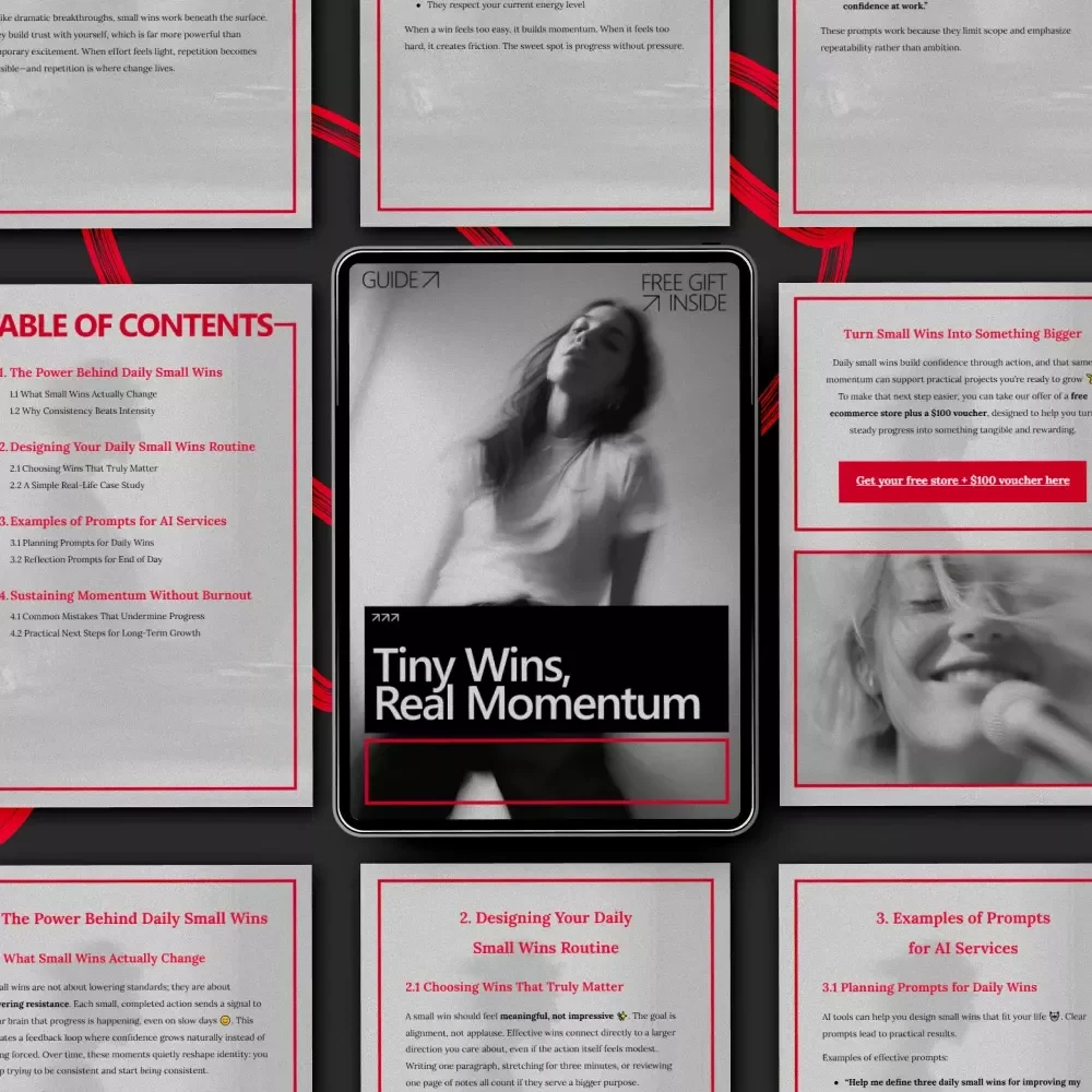 Tiny Wins, Real Momentum: Daily Small Wins Routine Guide for Achieving Lasting Success