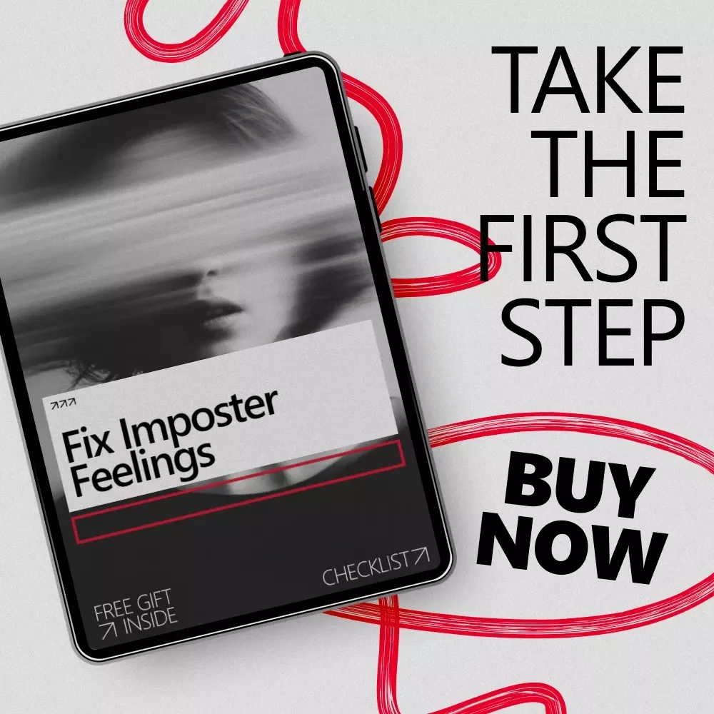 Fix Imposter Feelings | Printable Checklist for Confidence & Clarity | Quick Fixes for Imposter Feelings at Work, School & Creative Life