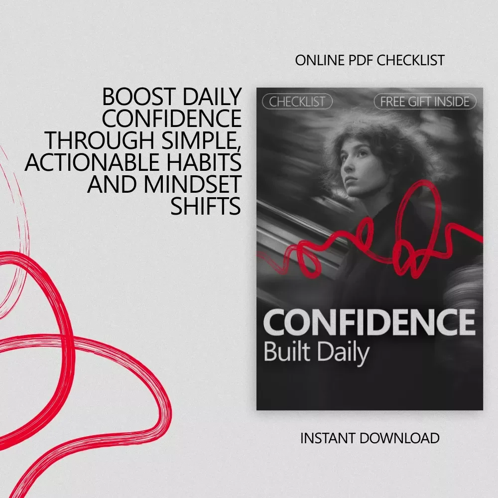 Confidence, Built Daily: The Ultimate Checklist to Build Confidence Through Daily Actions