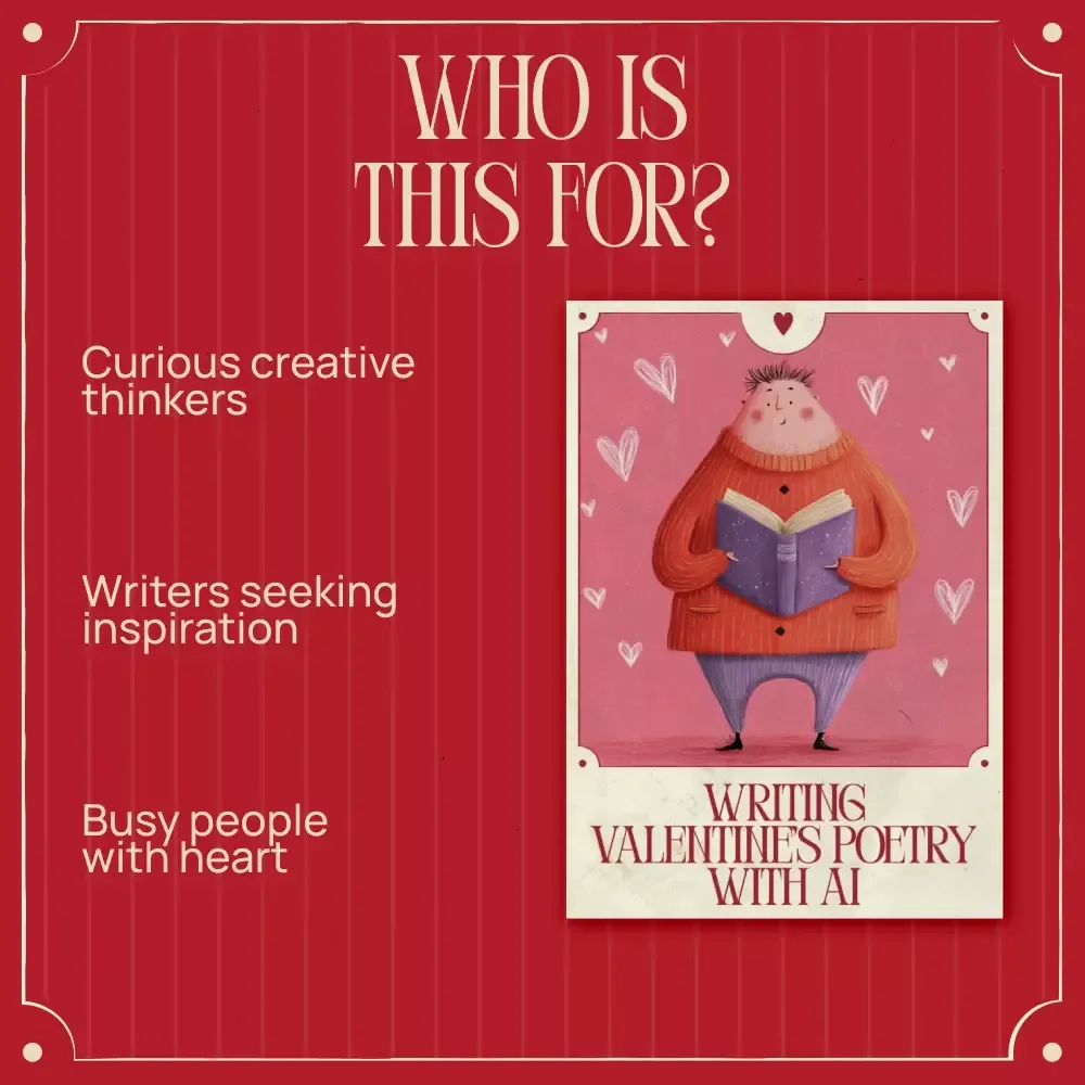 Writing Valentine’s Poetry with AI – Romantic Digital Guide on how to write poetry with ai for Love Letters, Poems & Creative Valentine Messages