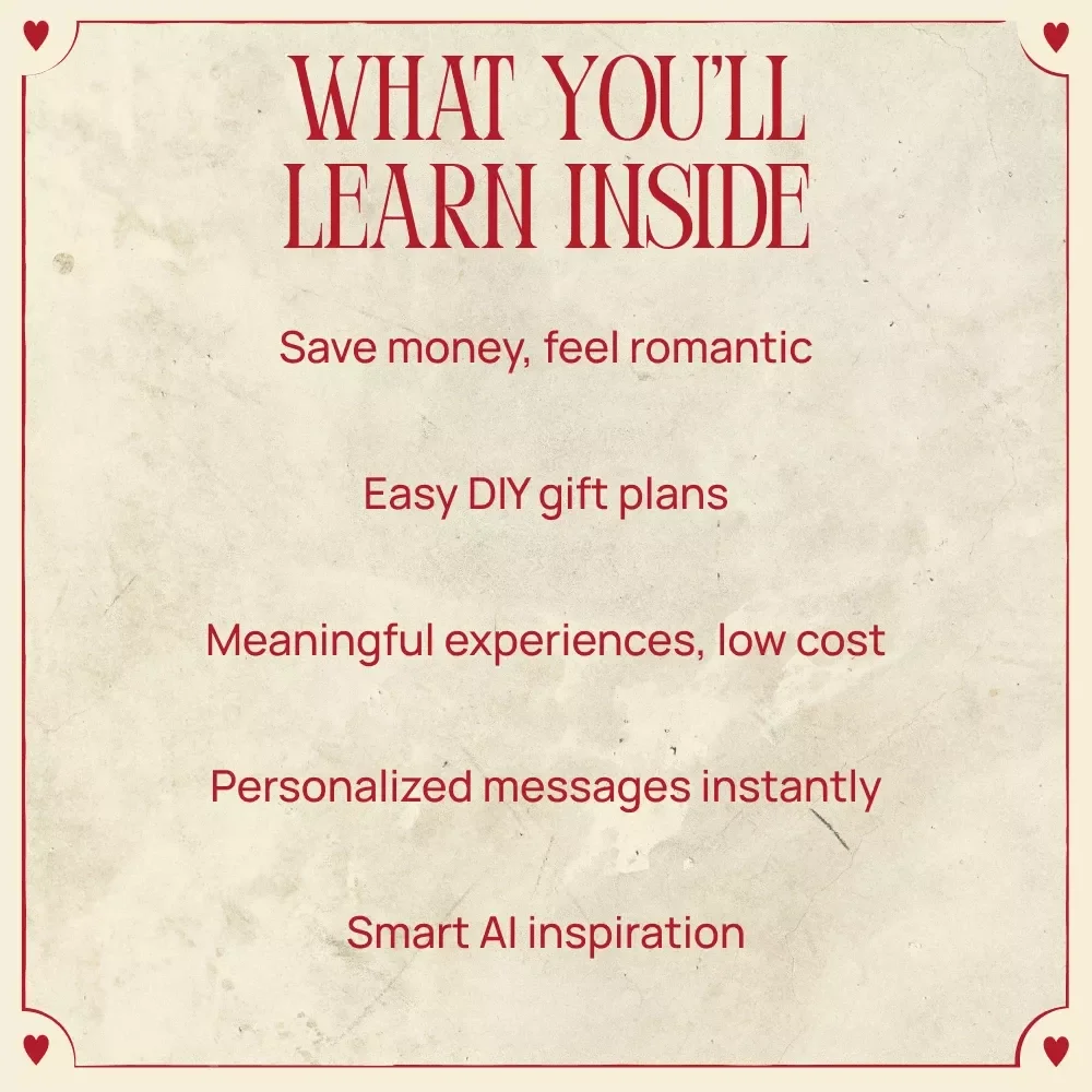 Heartfelt Ideas on a Budget – Valentine’s Day Budget Ideas Guide for Meaningful, Affordable Romance