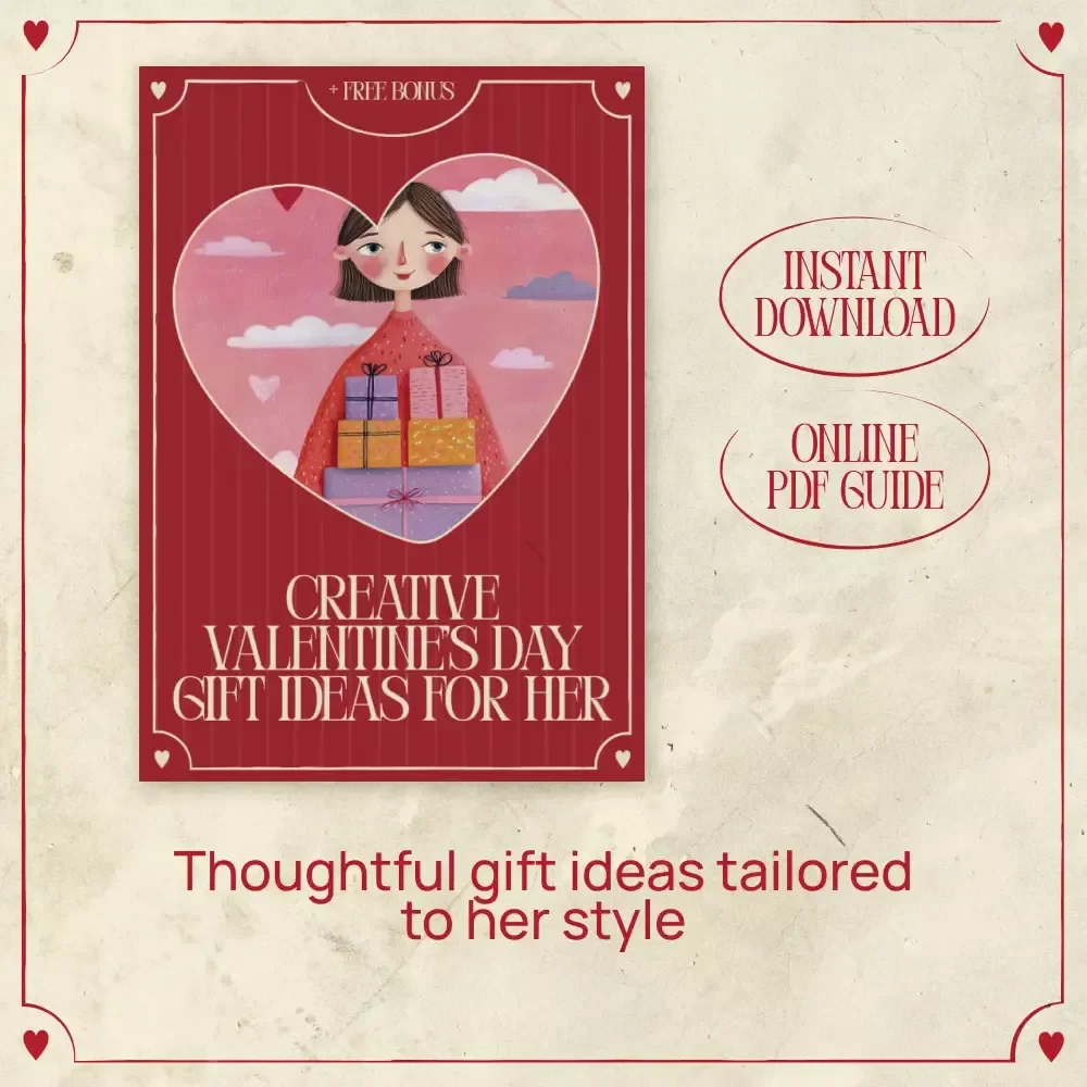Creative Valentine’s Day Gift Ideas for Her | Romantic & Thoughtful eBook Guide | valentine’s day gift ideas for her