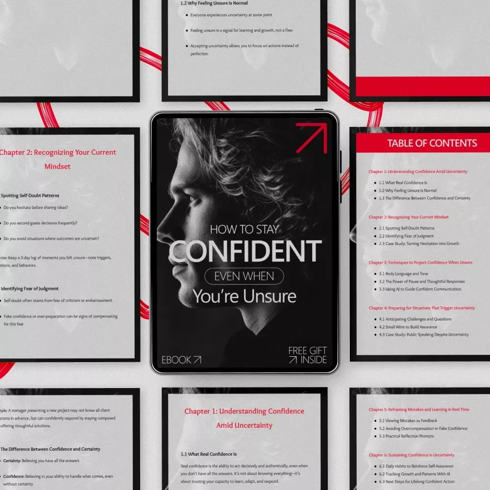 How to Stay Confident Even When You’re Unsure - Digital Guide for Overcoming Self-Doubt and Projecting Assurance