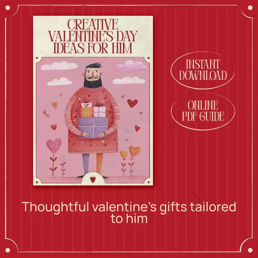 Creative Valentine’s Day Ideas for Him | Romantic & Unique valentine’s day gift ideas for him | Digital eBook Guide