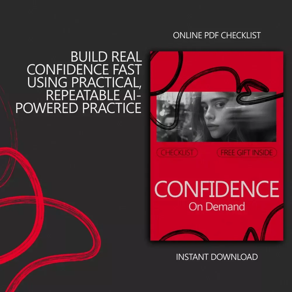 Confidence on Demand – Instant Confidence Checklist for Real-Life Situations | Confidence Skills Practice with AI Scenarios