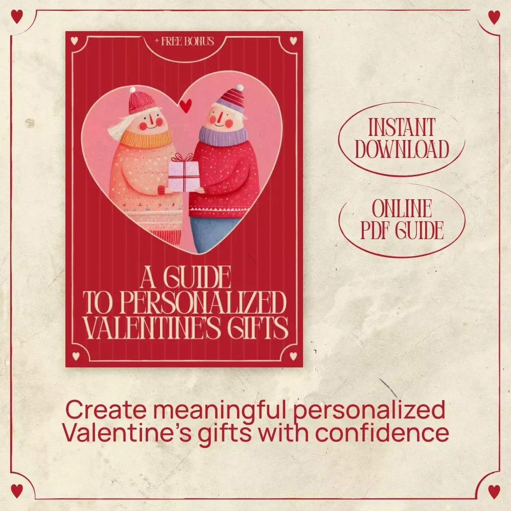 A Guide to Personalized Valentine’s Gifts | Romantic Ideas for Personalized Valentine’s Gifts | Thoughtful, Unique & Meaningful eBook